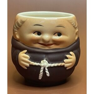 Vintage Goebel West Germany Friar Monk Brown KL 94 Egg Cup